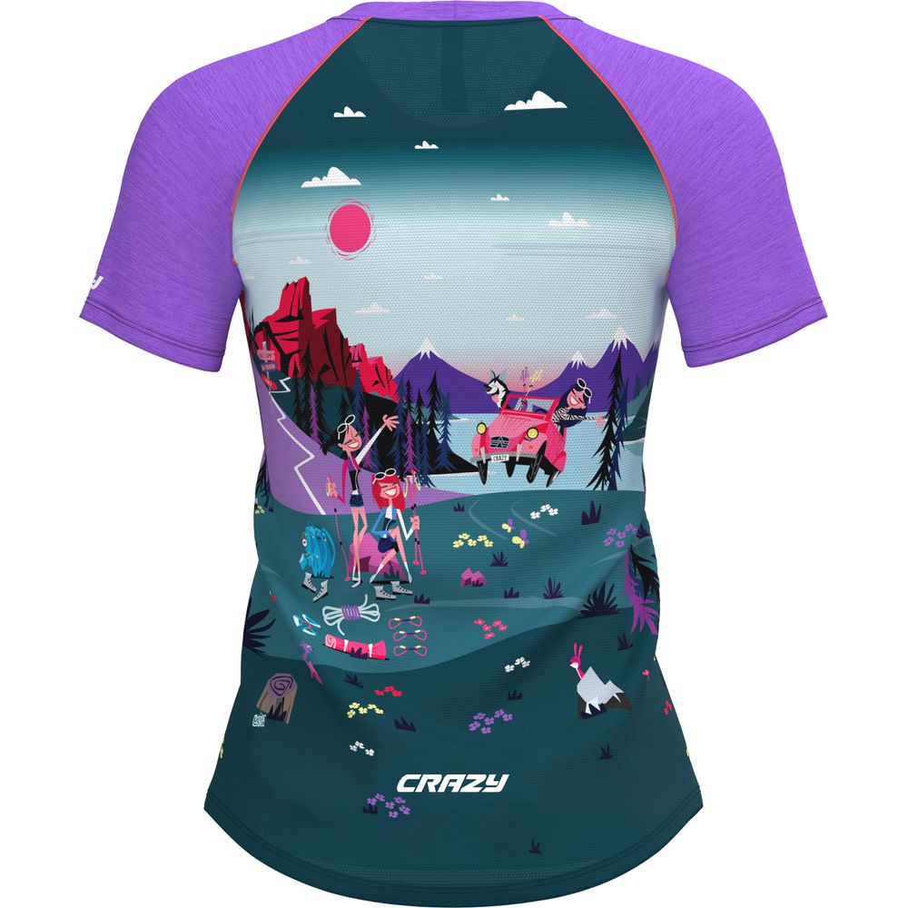 Crazy Idea Shirt Alpinstar Damen T-Shirt i love mountain Produktbild 1