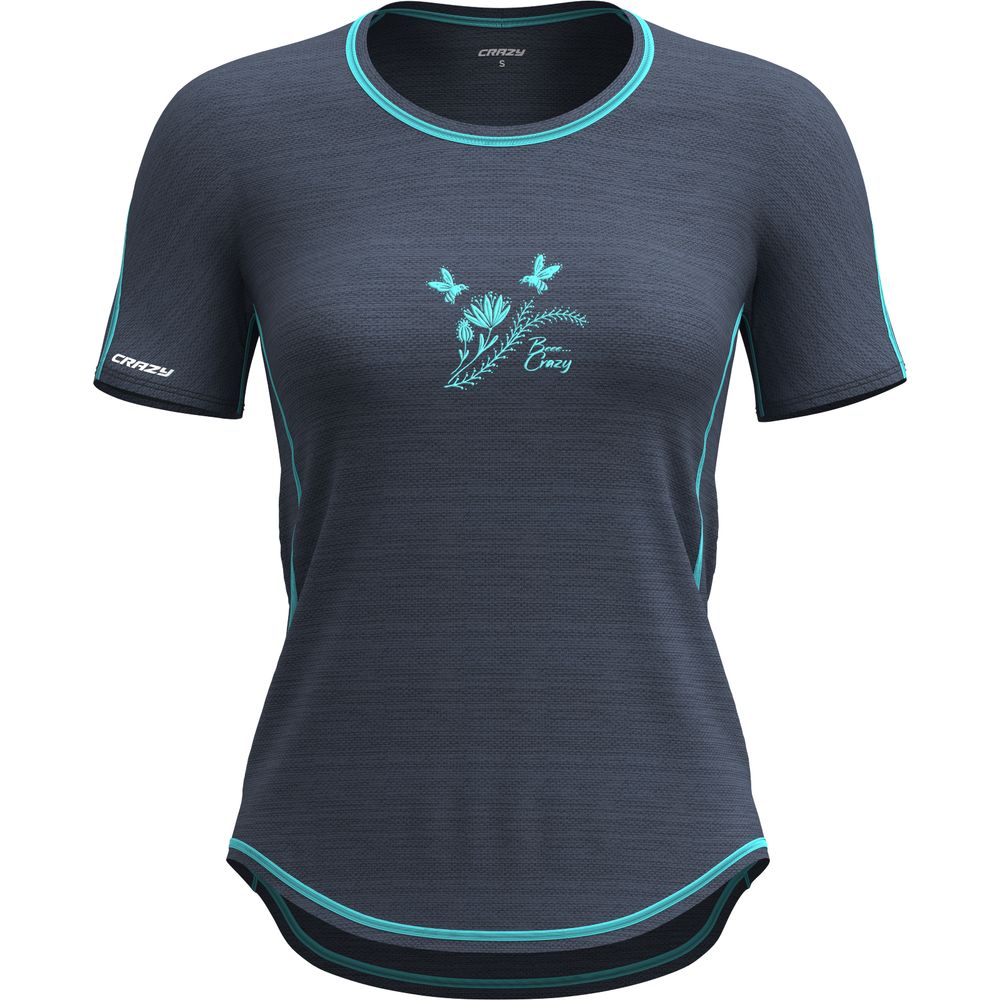 Crazy Idea Shirt Exit Damen Shirt lake blue Produktbild 0