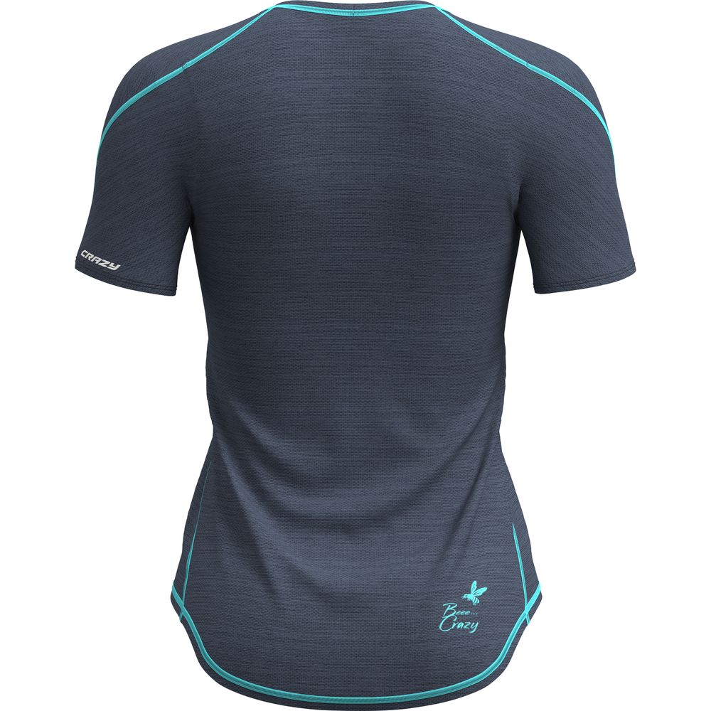 Crazy Idea Shirt Exit Damen Shirt lake blue Produktbild 1