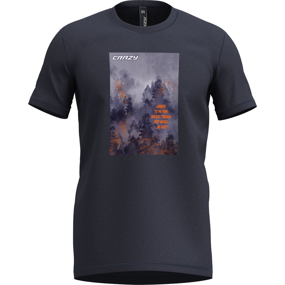 Crazy Idea Shirt Joker Herren T-Shirt pine tree Produktbild 0