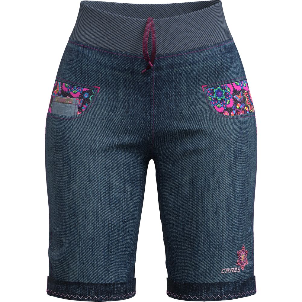 Crazy Idea Short Aria Damen Bergshort jeans Produktbild 0