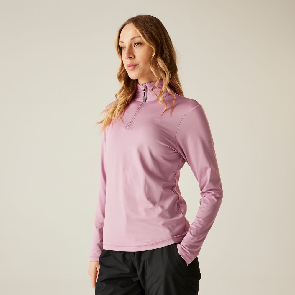 Dare2B Lowline II Stretch Damen Sweatshirt lilas Produktbild 3