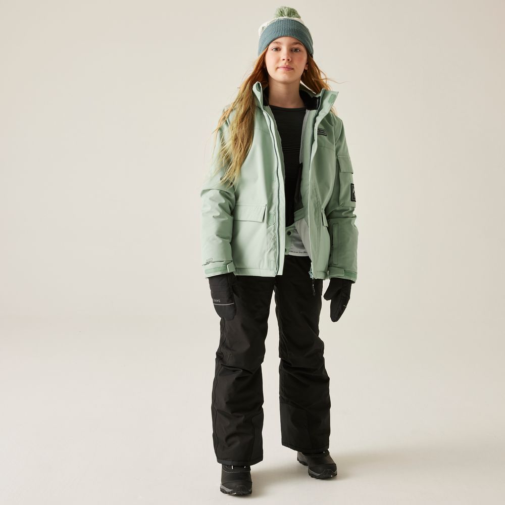 Dare2B Shredder Kinder Skijacke glaciergreen Produktbild 5