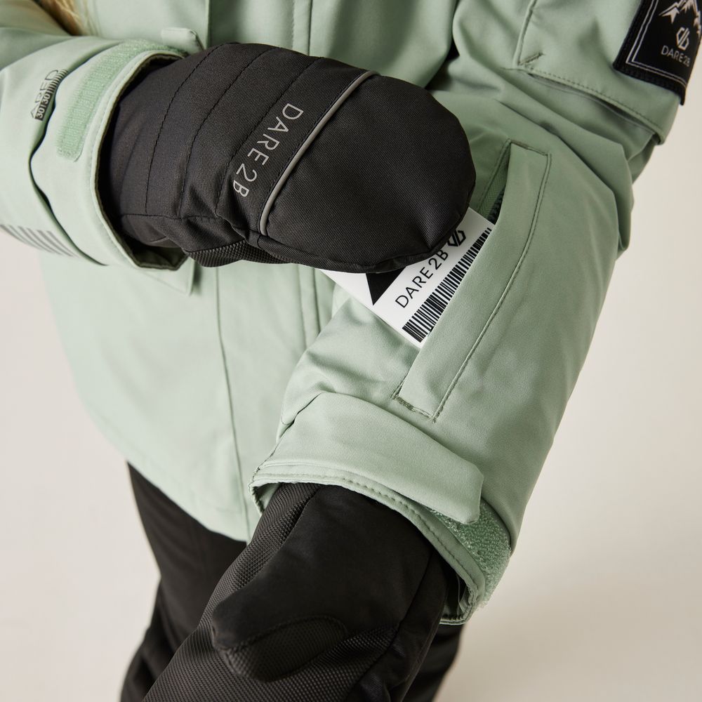 Dare2B Shredder Kinder Skijacke glaciergreen Produktbild 8