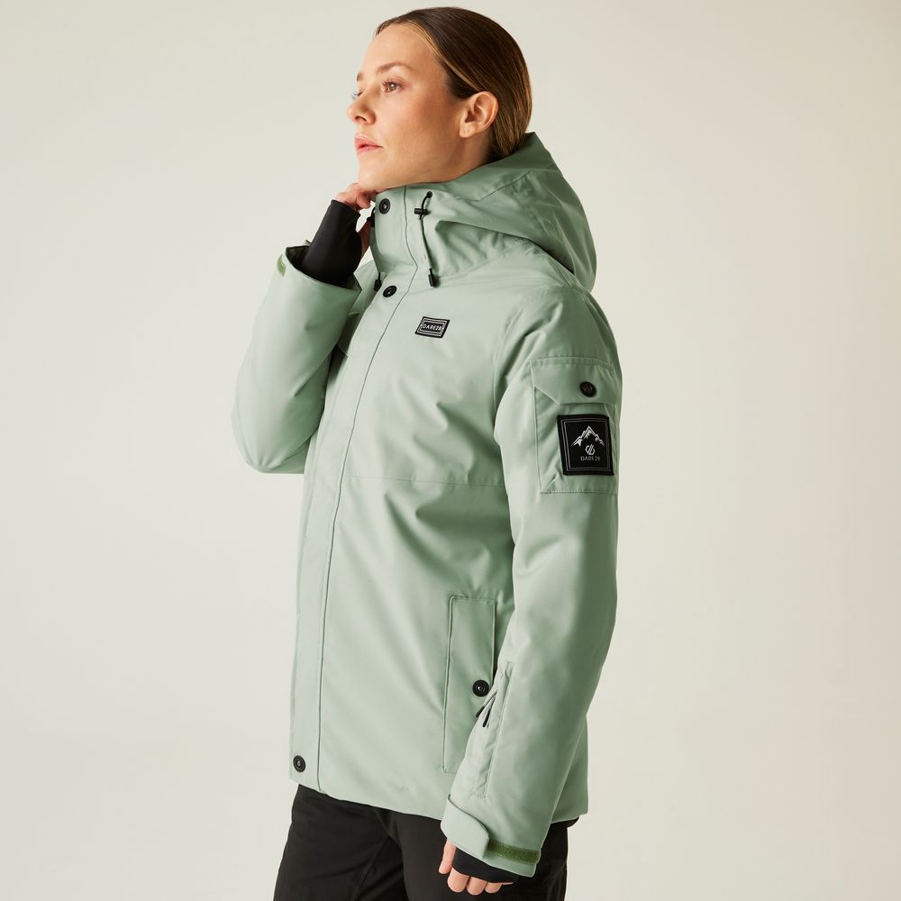 Dare2B Ski Life Jacke Damen Skijacke glaciergreen Produktbild 0