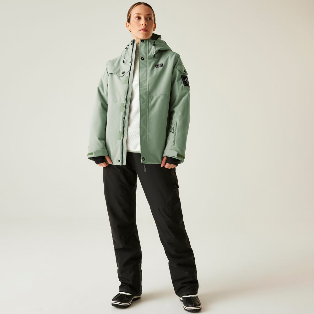 Dare2B Ski Life Jacke Damen Skijacke glaciergreen Produktbild 2