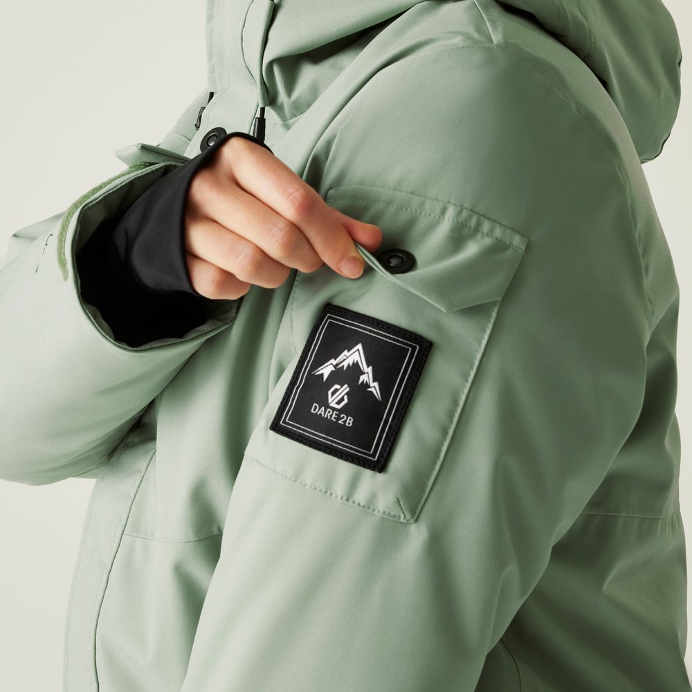 Dare2B Ski Life Jacke Damen Skijacke glaciergreen Produktbild 4