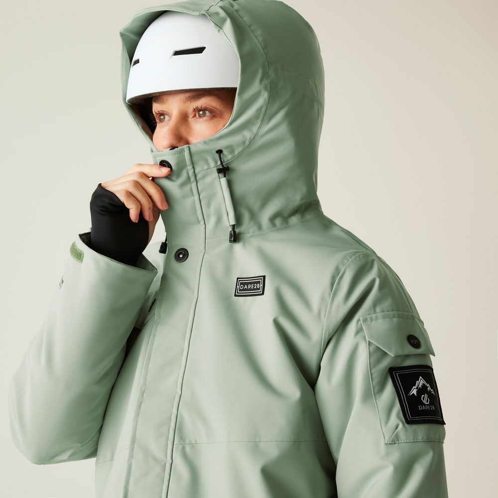 Dare2B Ski Life Jacke Damen Skijacke glaciergreen Produktbild 7