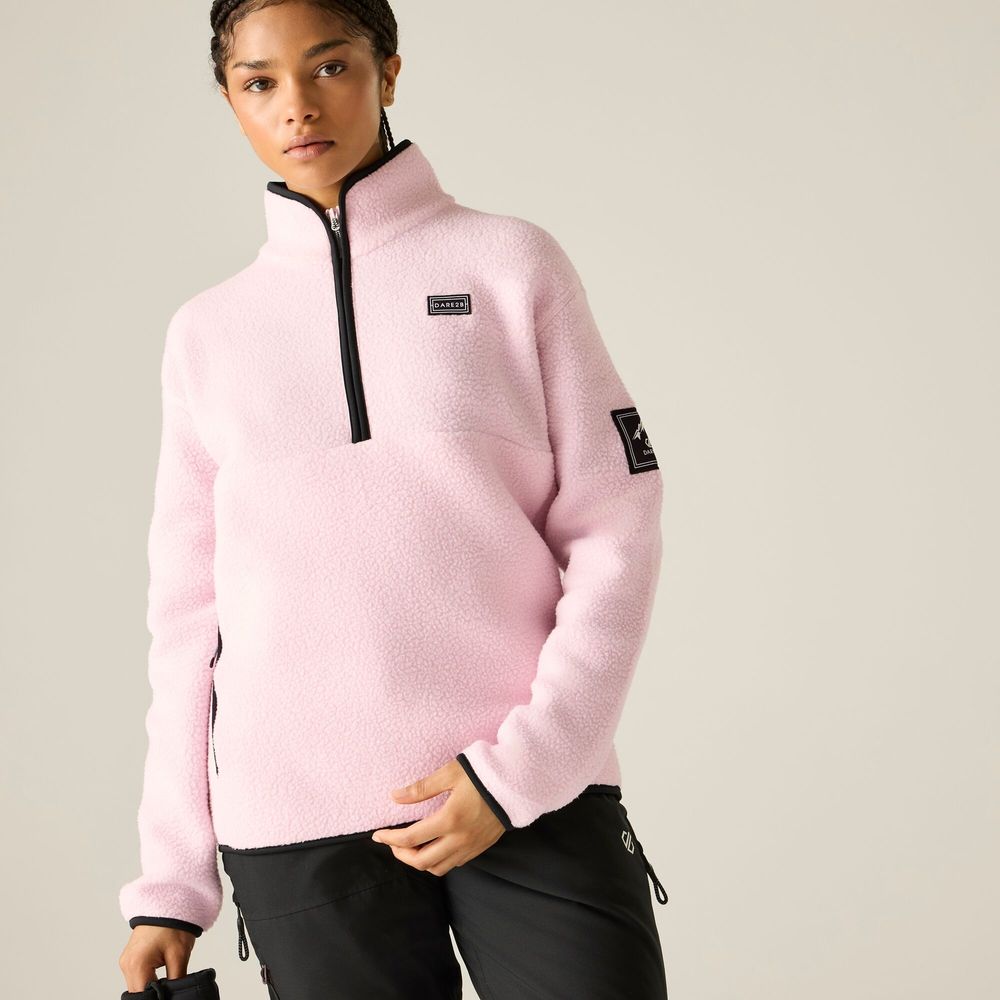 Dare2B Slide Out Damen Fleecejacke pink-haze Produktbild 3