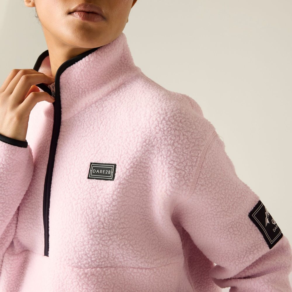 Dare2B Slide Out Damen Fleecejacke pink-haze Produktbild 4