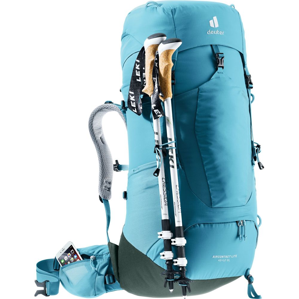 Deuter Aircontact Lite 45 + 10 SL Damen Trekkingrucksack lagoon ivy Produktbild 6