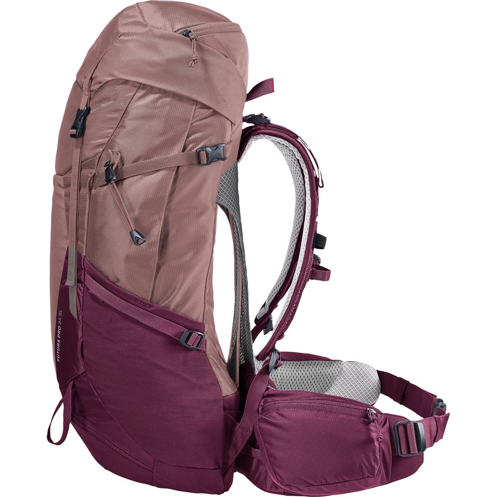 Deuter Futura Pro 34 SL Damen Wanderrucksack ashrose cassis Produktbild 3