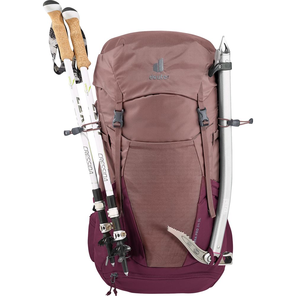 Deuter Futura Pro 34 SL Damen Wanderrucksack ashrose cassis Produktbild 5