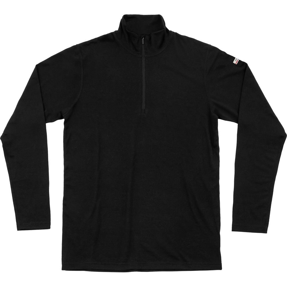 Devold Breeze Plus Merino 200 Zip Neck Herren Langarmshirt black Produktbild 0