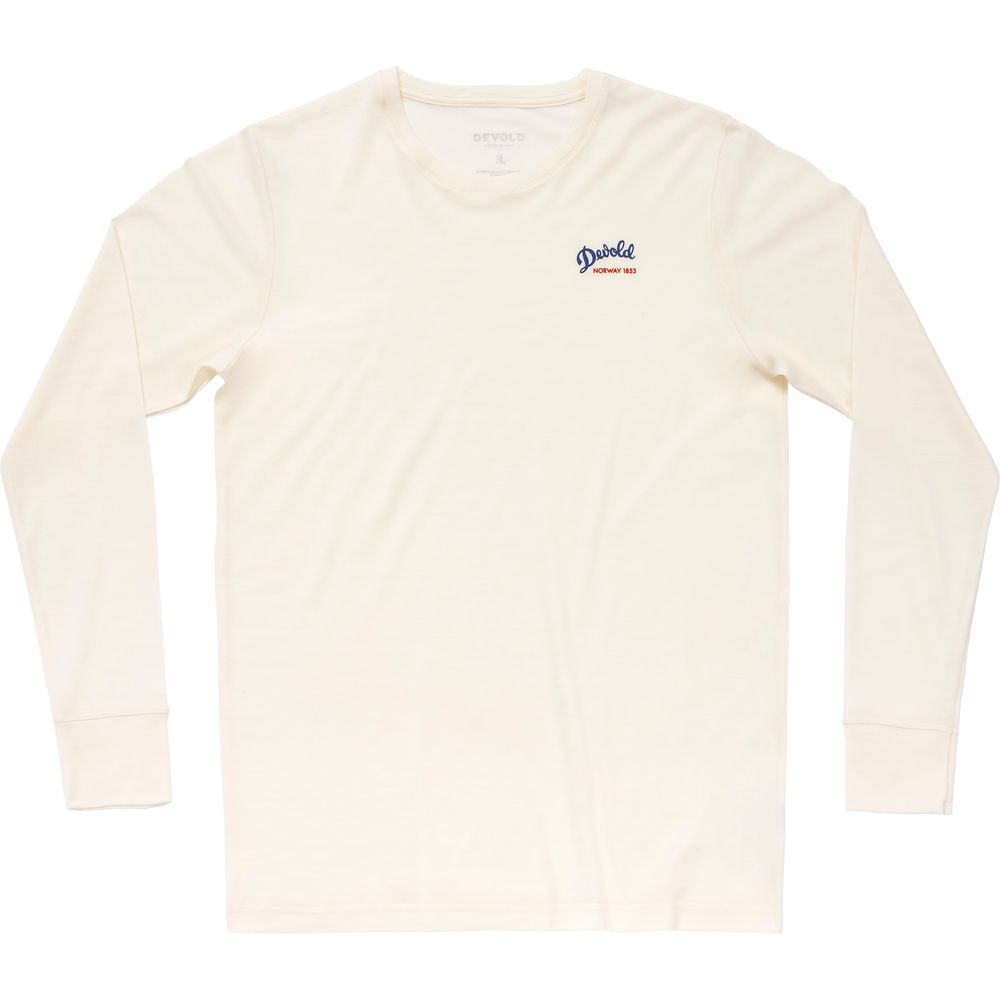 Devold Classic Script Herren Langarmshirt white Produktbild 0