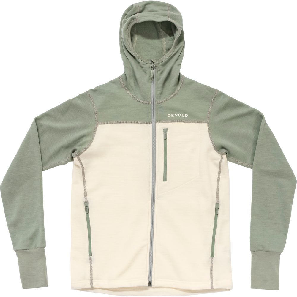 Devold Explorer Merino Hooded Jkt Damen Fleecejacke fog Produktbild 0