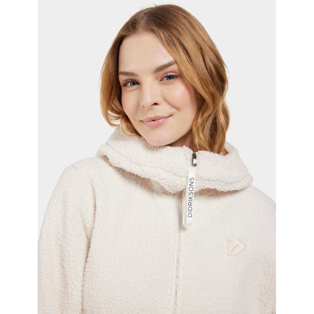 Didriksons Anniken FZ 2 Damen Fleecejacke shell white Produktbild 8