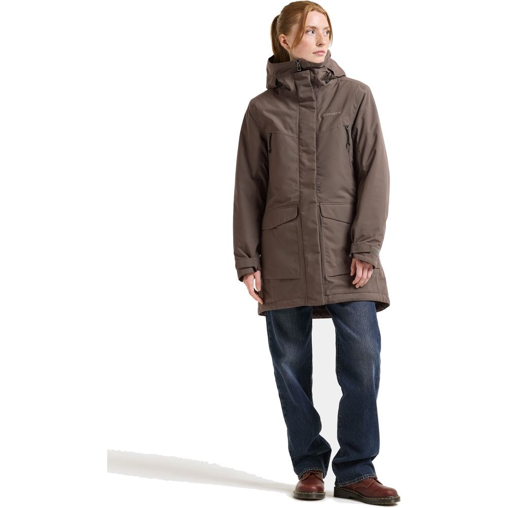 Didriksons Felia Damen Parka mocha-brown Produktbild 1