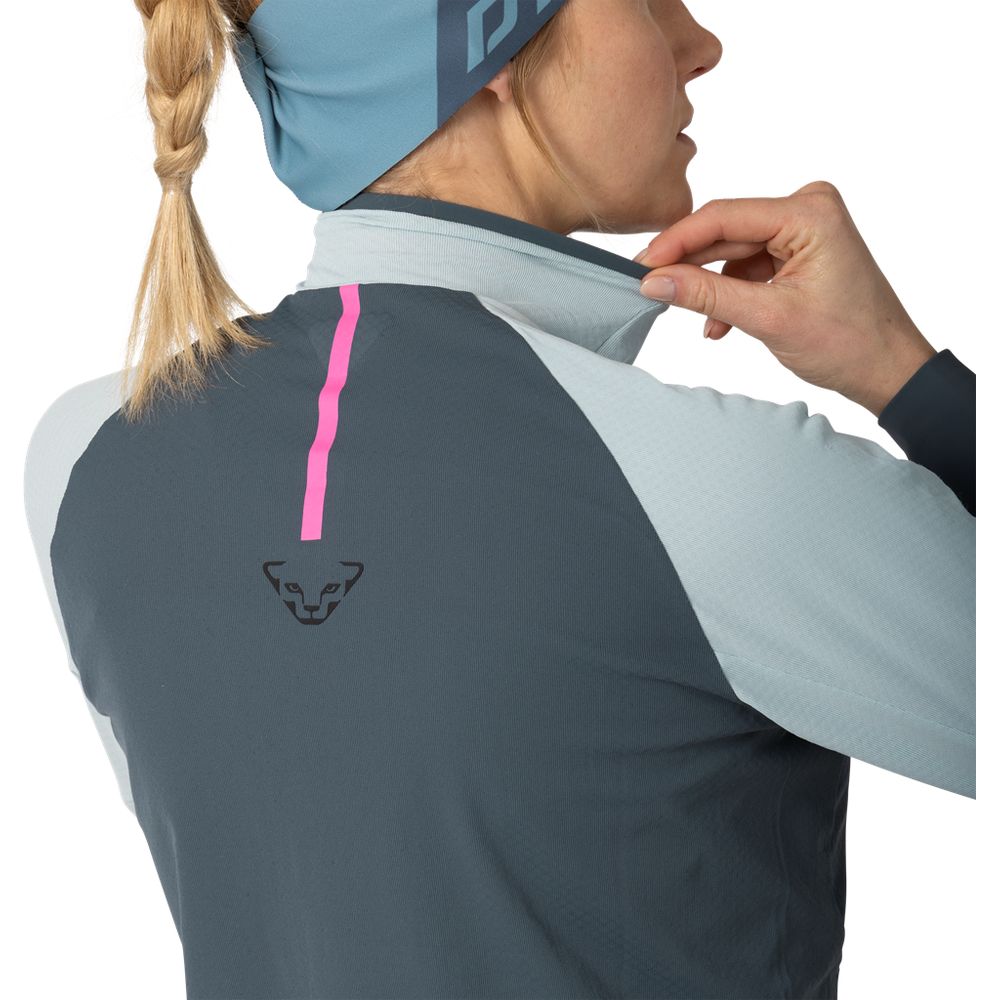 Dynafit Alpine 1/2 Zip Langarmshirt Damen cloud-blue Produktbild 4