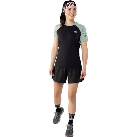 Dynafit Alpine Pro Damen S/s Tee black out jadelite 5420 T-Shirt Produktbild 1