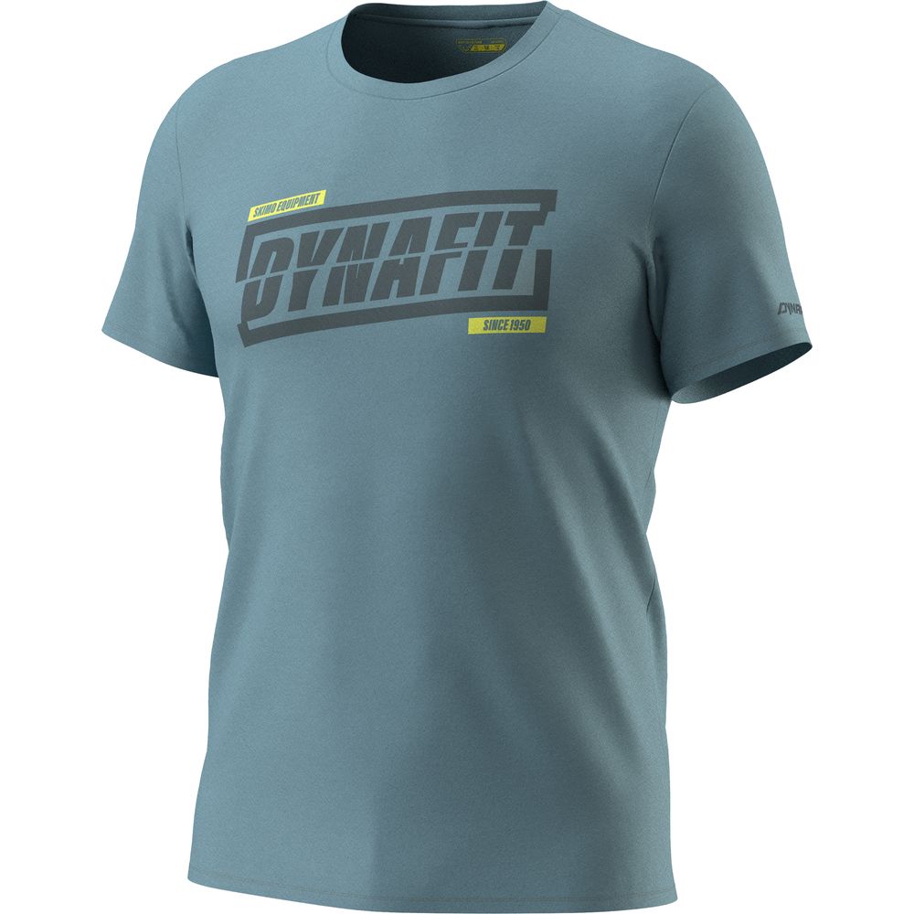 Dynafit Graphic CO M S/s Tee Herren T-Shirt smoke blue tabloid Produktbild 0