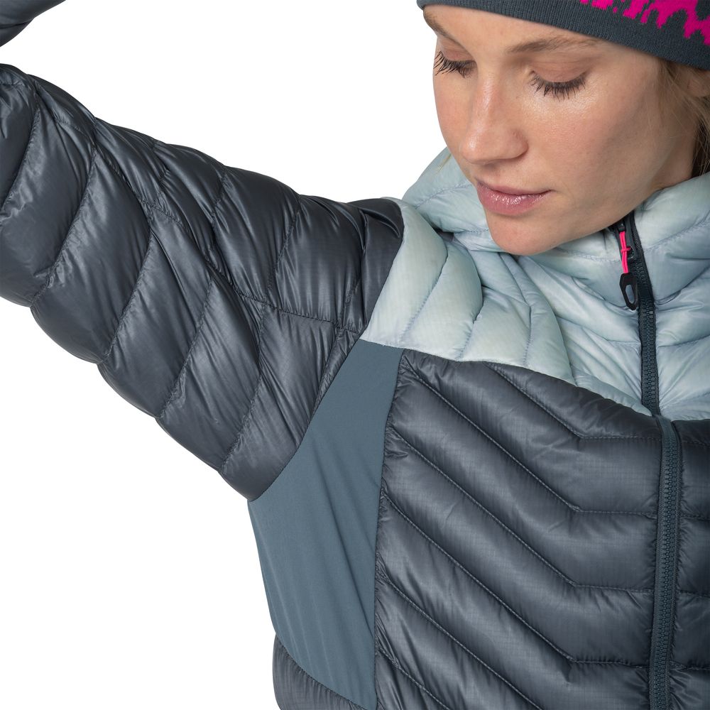 Dynafit Ridge Ultralight Down Damen Daunenjacke cloud blue Produktbild 3