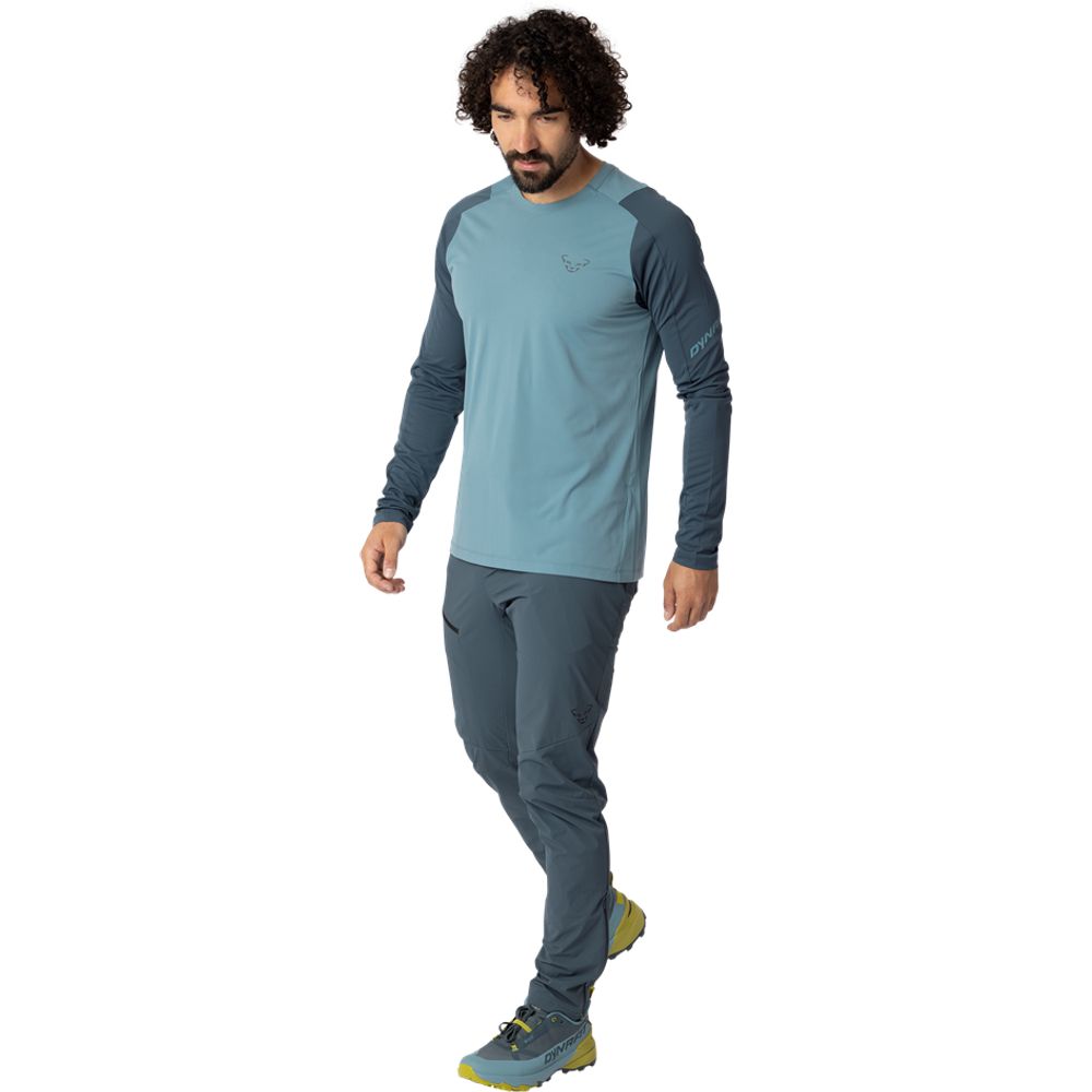 Dynafit Transalper L/S Herren Langarmshirt smoke-blue Produktbild 1