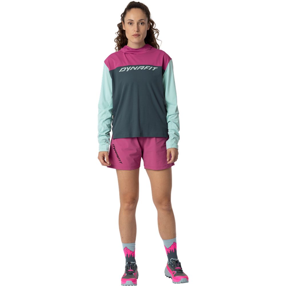 Dynafit Traverse Sun Damen Hoody cinder-magenta Produktbild 2