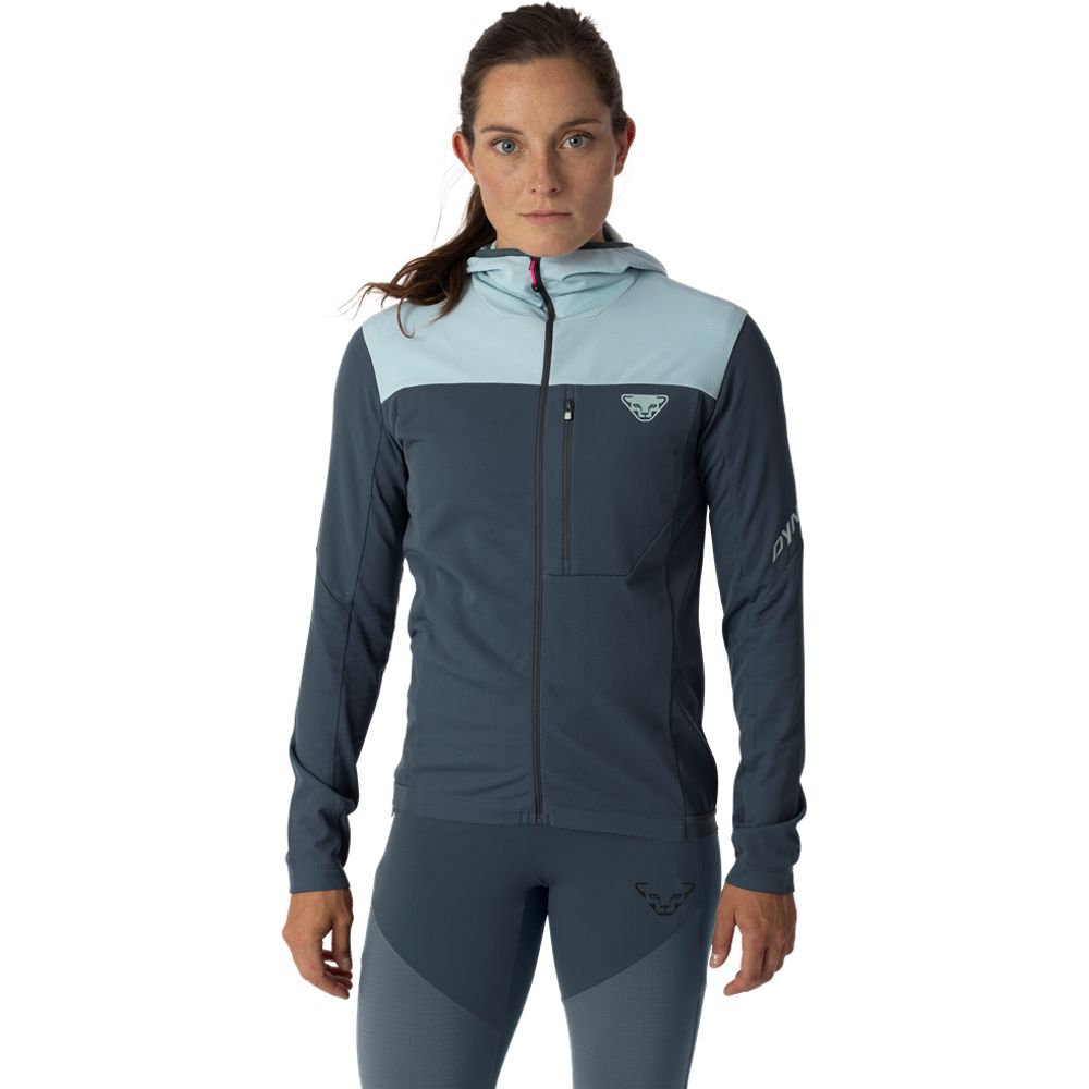 Dynafit Traverse Thermal Hooded Damen Midlayer cloud-blue Produktbild 1