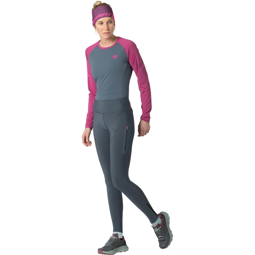 Dynafit Winter Running Tights Damen Laufhose cinder Produktbild 1