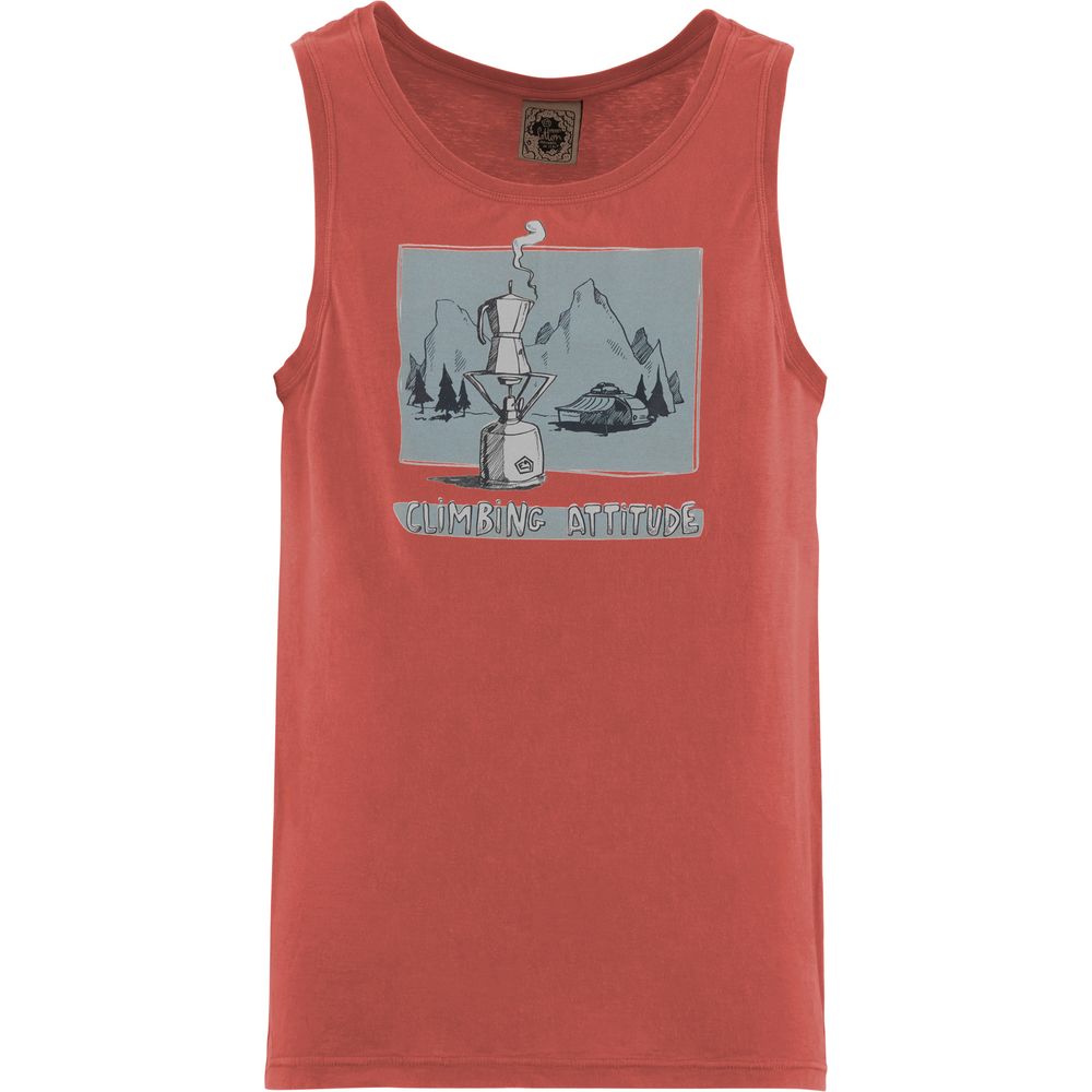 E9 1caffe Tank Top paprika Produktbild 0