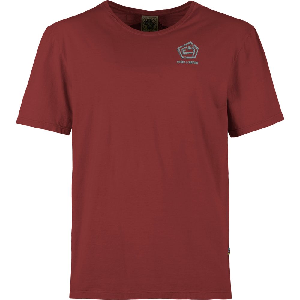 E9 Sapiens Herren T-Shirt paprika Produktbild 0