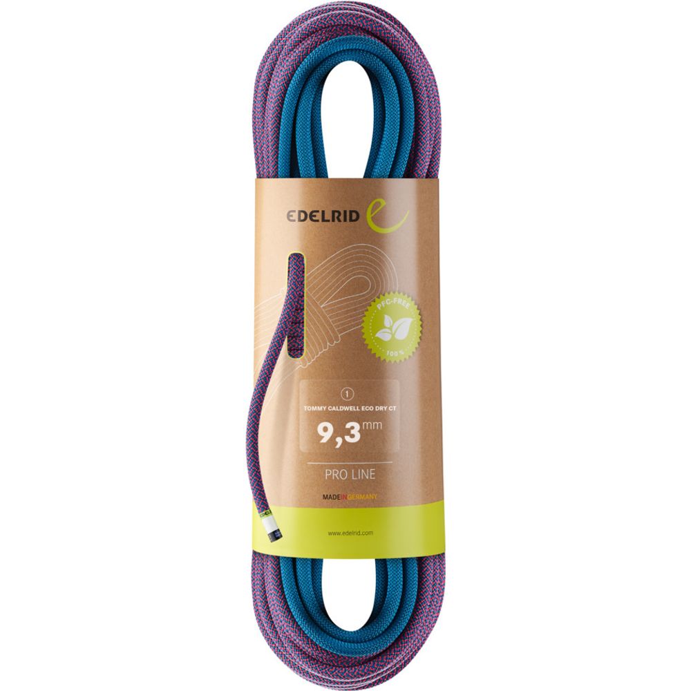 Edelrid Tommy Caldwell Eco Dry CT 9,3mm 70m Kletterseil pink turquoise Produktbild 0