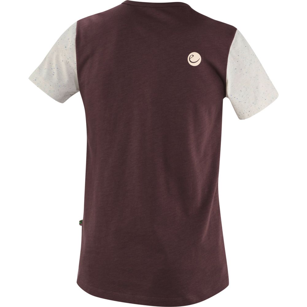 Edelrid WO Highball Damen T-Shirt dark plum Produktbild 1