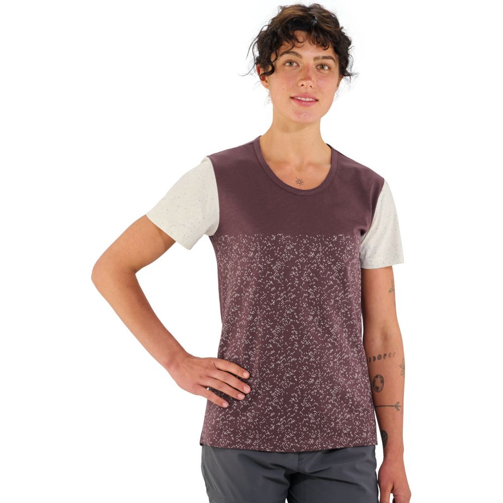 Edelrid WO Highball Damen T-Shirt dark plum Produktbild 2