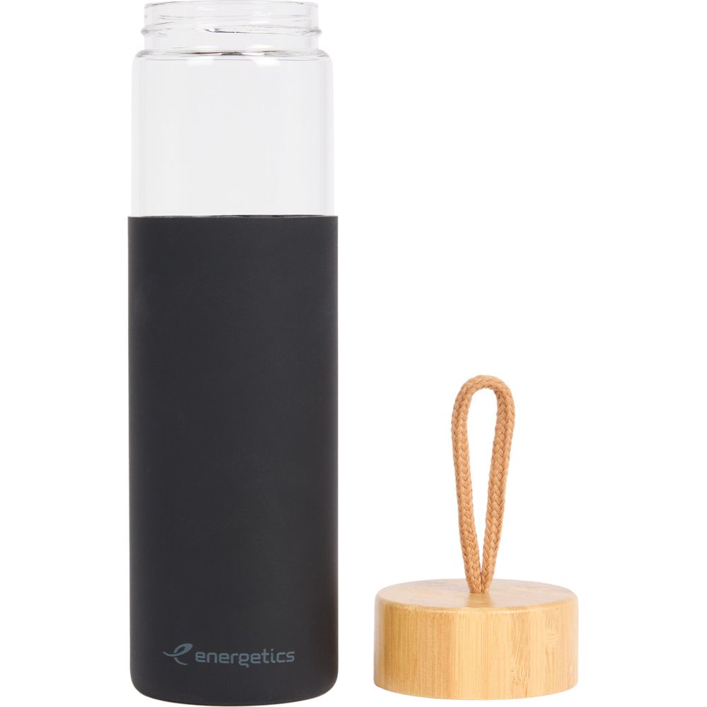 Energetics Trinkflasche Glass Bottle III black/anthracite Produktbild 1