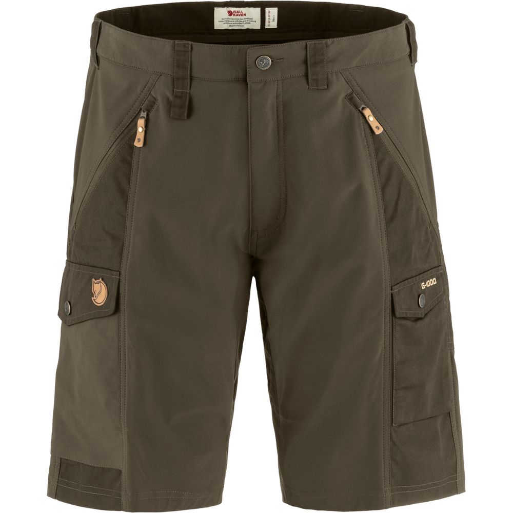 Fjällräven Abisko Herren Wandershorts dark olive Produktbild 0