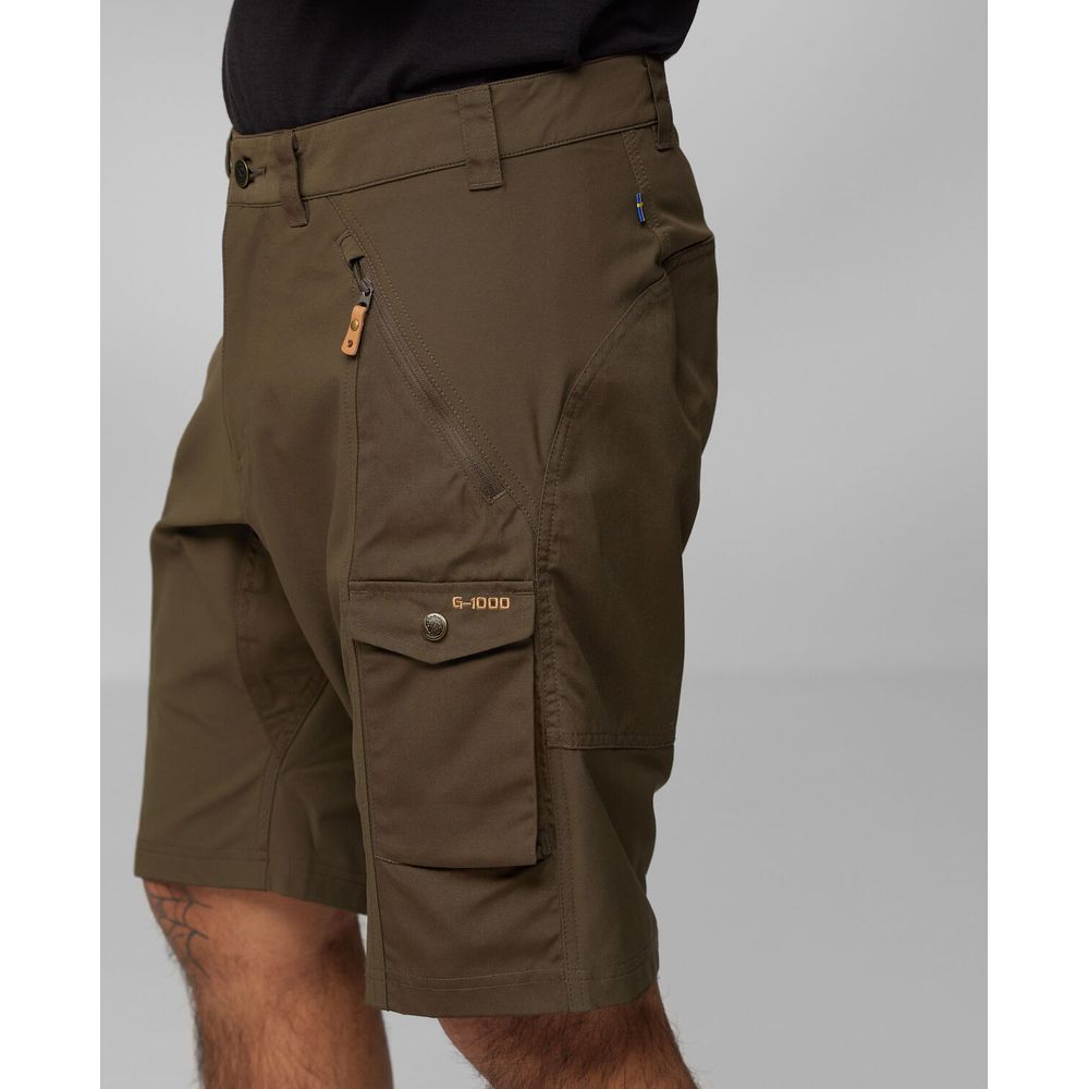 Fjällräven Abisko Herren Wandershorts dark olive Produktbild 5