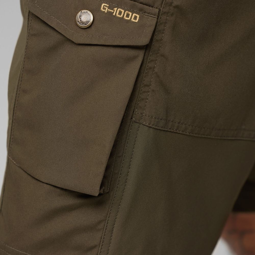Fjällräven Abisko Herren Wandershorts dark olive Produktbild 6