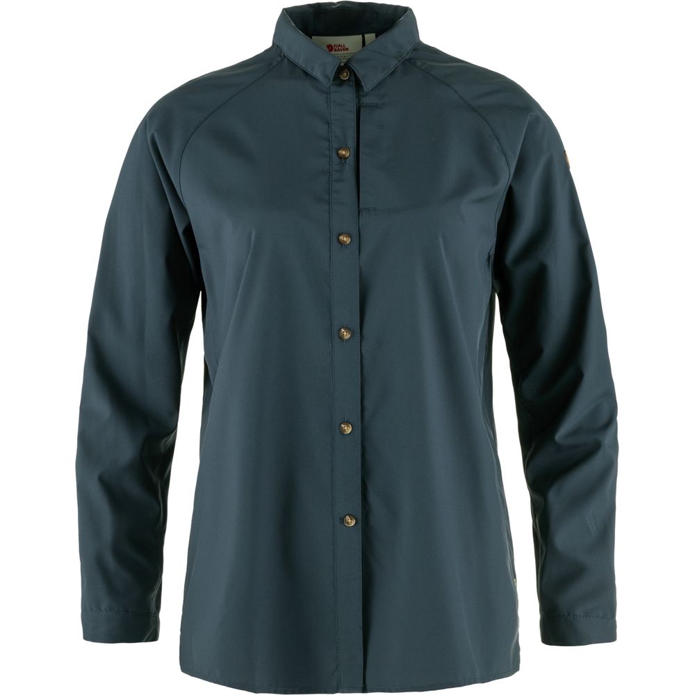 Fjällräven Abisko Hike Damen Langarm Hemd navy Produktbild 0
