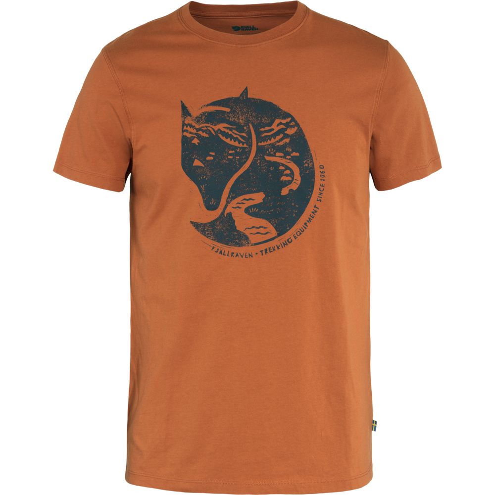 Fjällräven Arctic Fox Herren T-Shirt terracotta-brown Produktbild 0