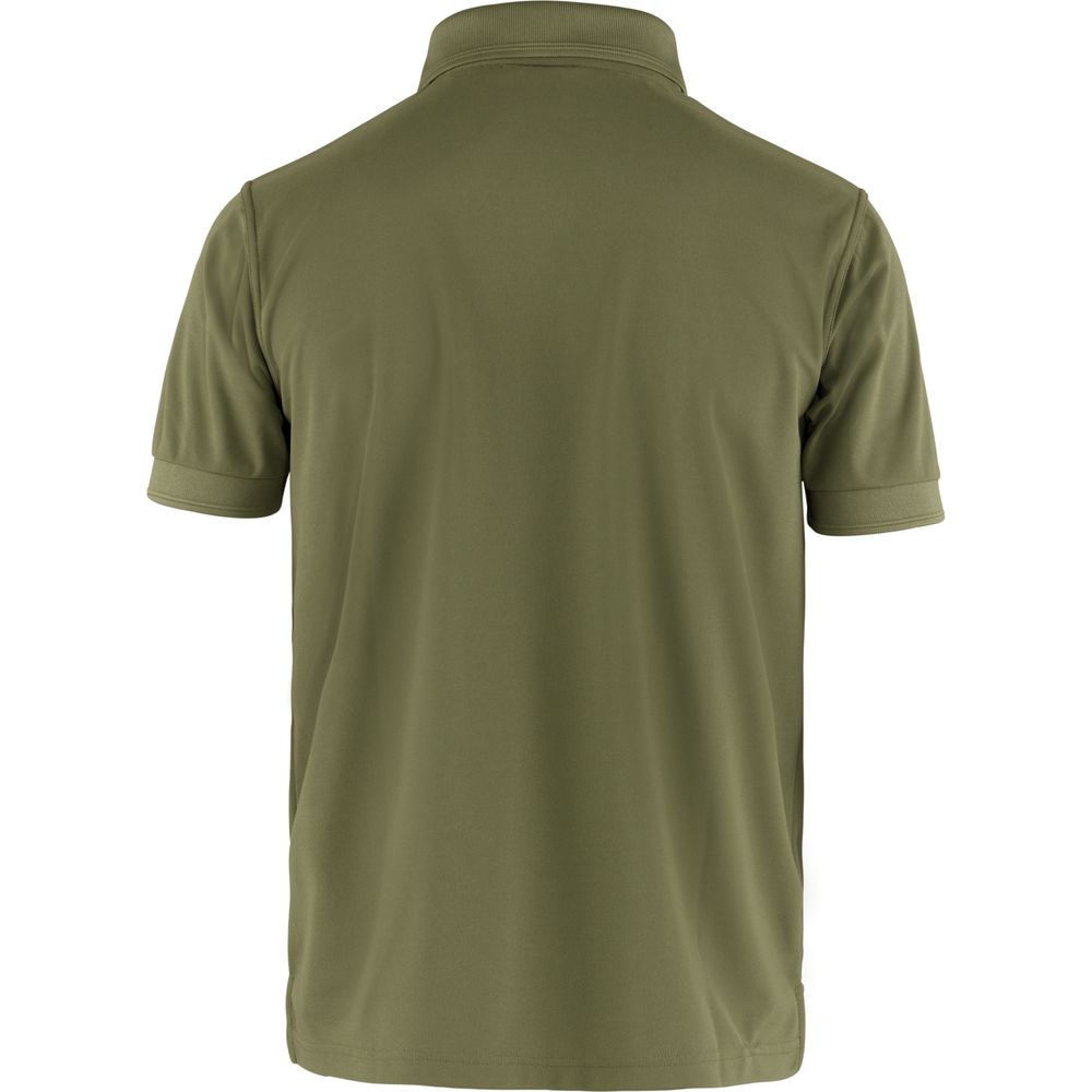 Fjällräven Crowley Pique Herren Kurzarm Poloshirt light olive Produktbild 1