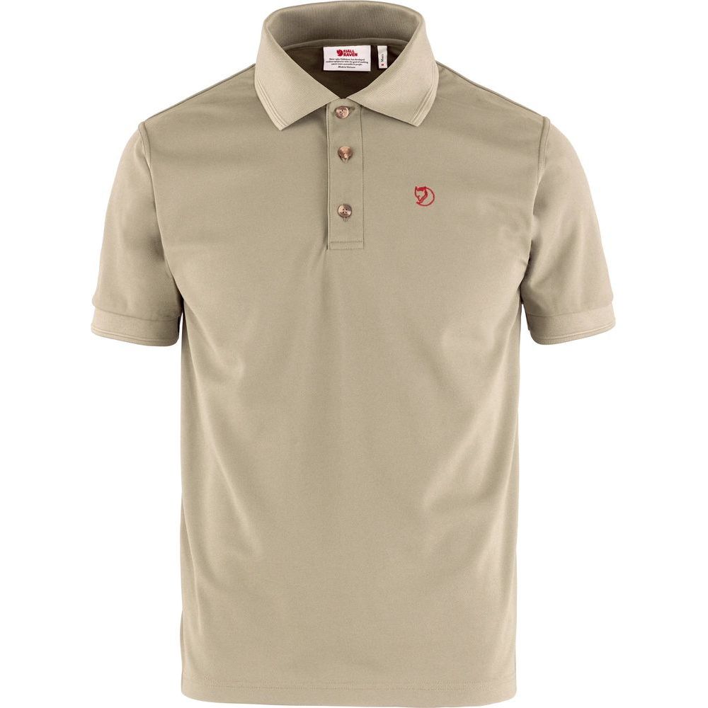 Fjällräven Crowley Pique Shirt Herren Polo fossil Produktbild 0