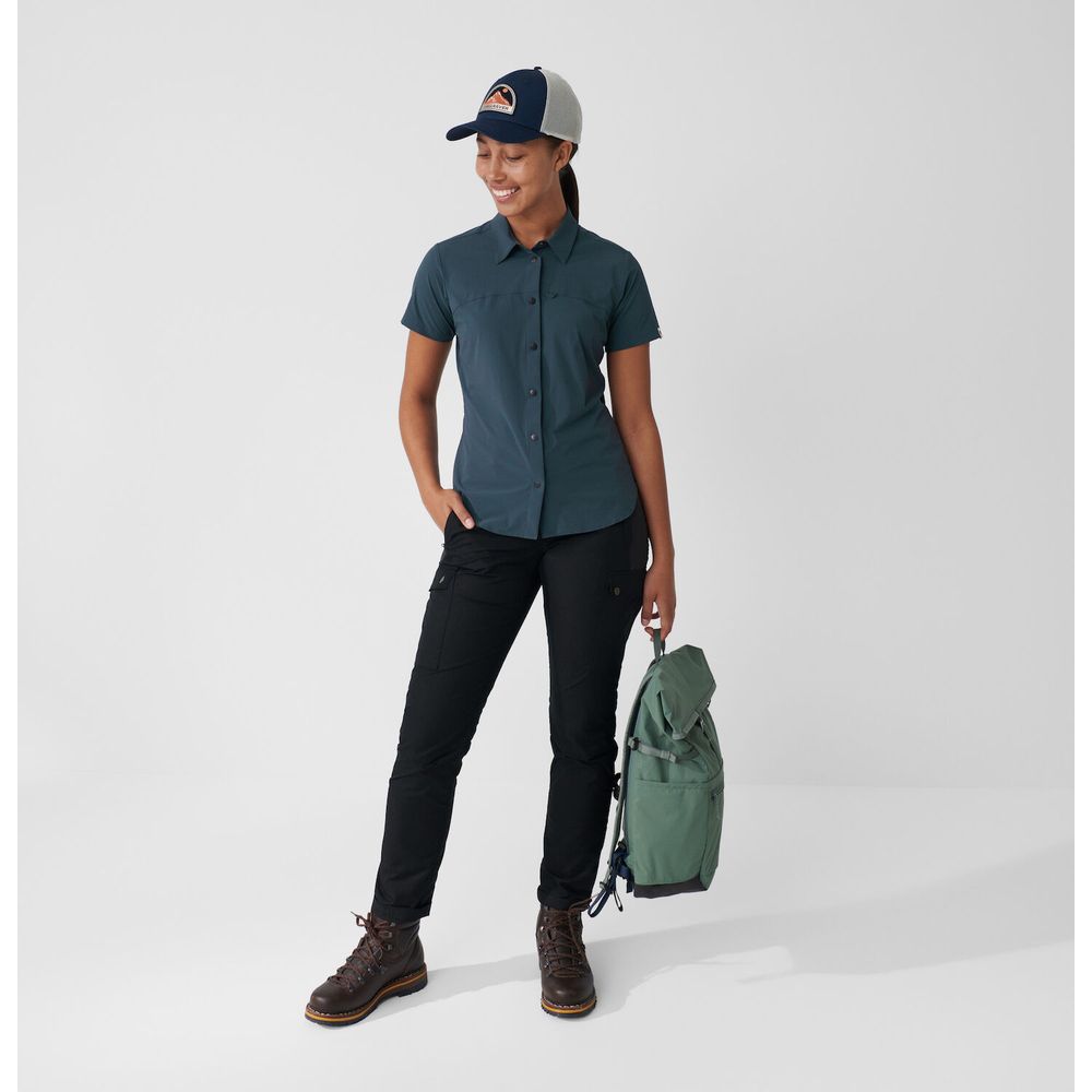 Fjällräven High Coast Lite Damen Kurzarmhemd navy Produktbild 2