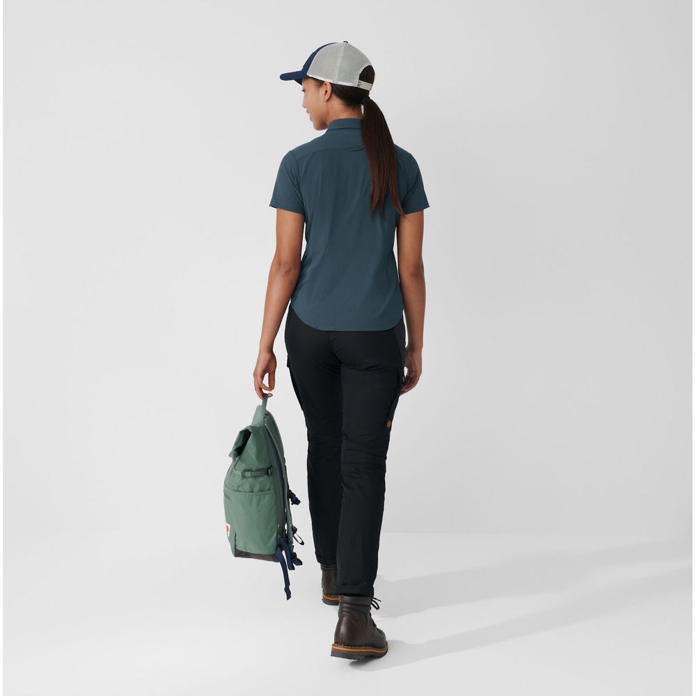 Fjällräven High Coast Lite Damen Kurzarmhemd navy Produktbild 3