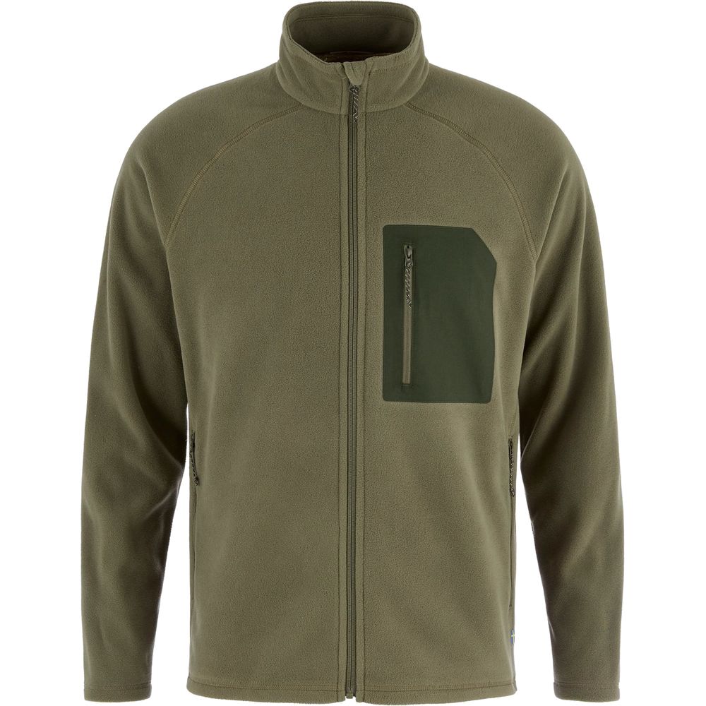 Fjällräven Kaipak Fleece Herren Fleecejacke laurel-green-deep-forest Produktbild 0