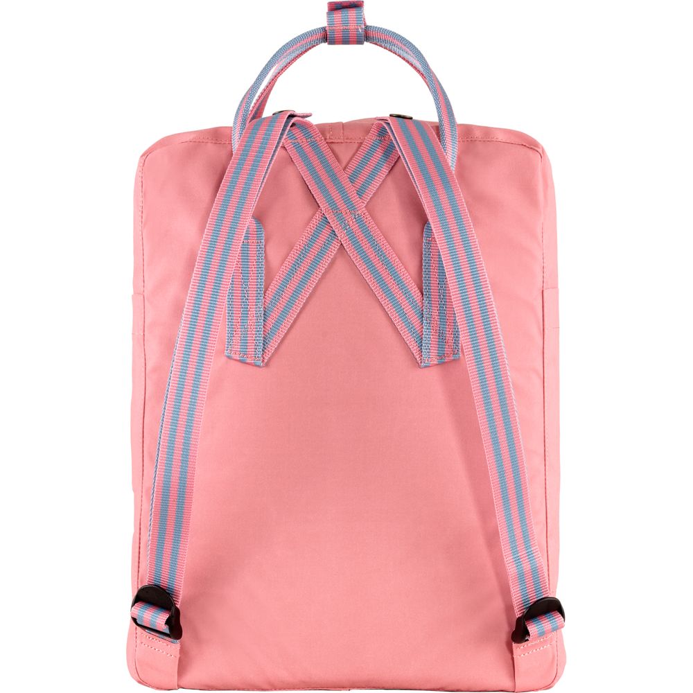 Fjällräven Kånken Rucksack pink long stripes Produktbild 1