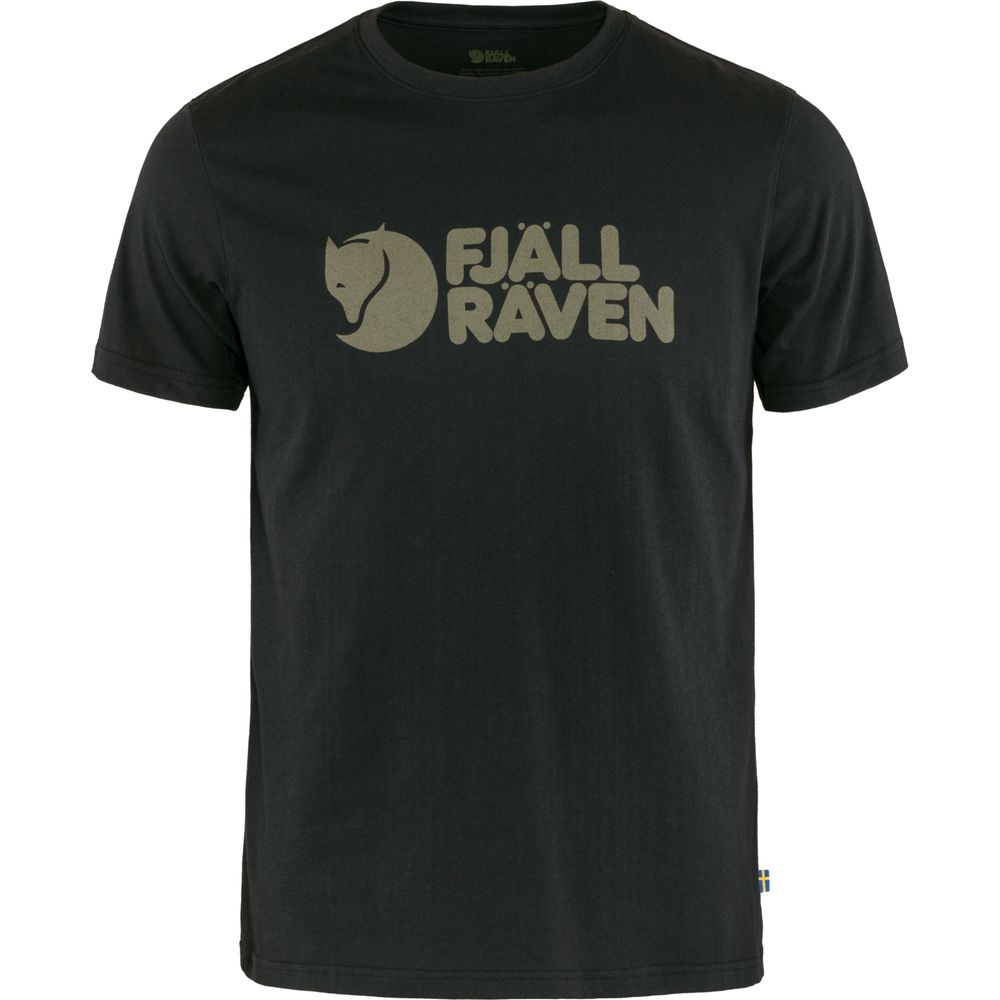 Fjällräven Logo Herren T-Shirt black Produktbild 0