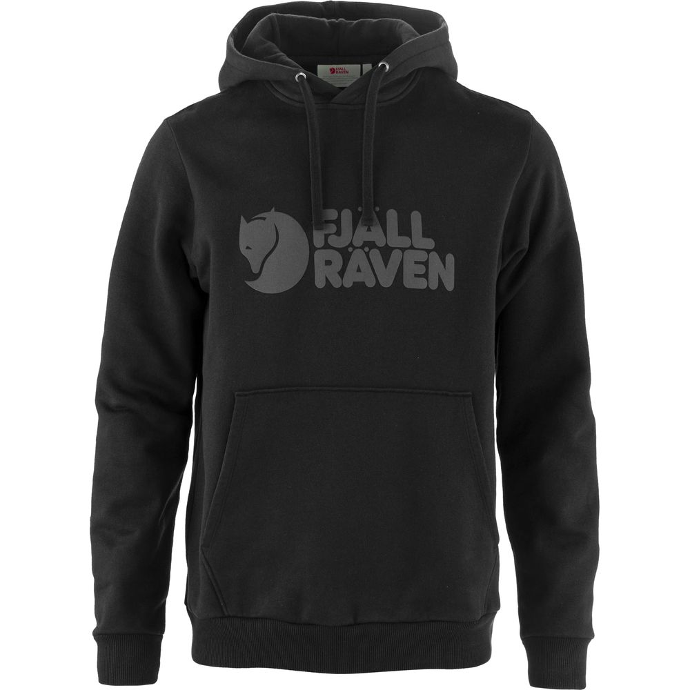 Fjällräven Logo Hoodie M Herren schwarz Produktbild 0