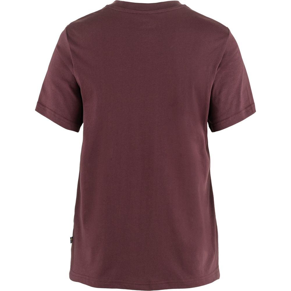 Fjällräven Logo Tee Damen T-Shirt port Produktbild 1